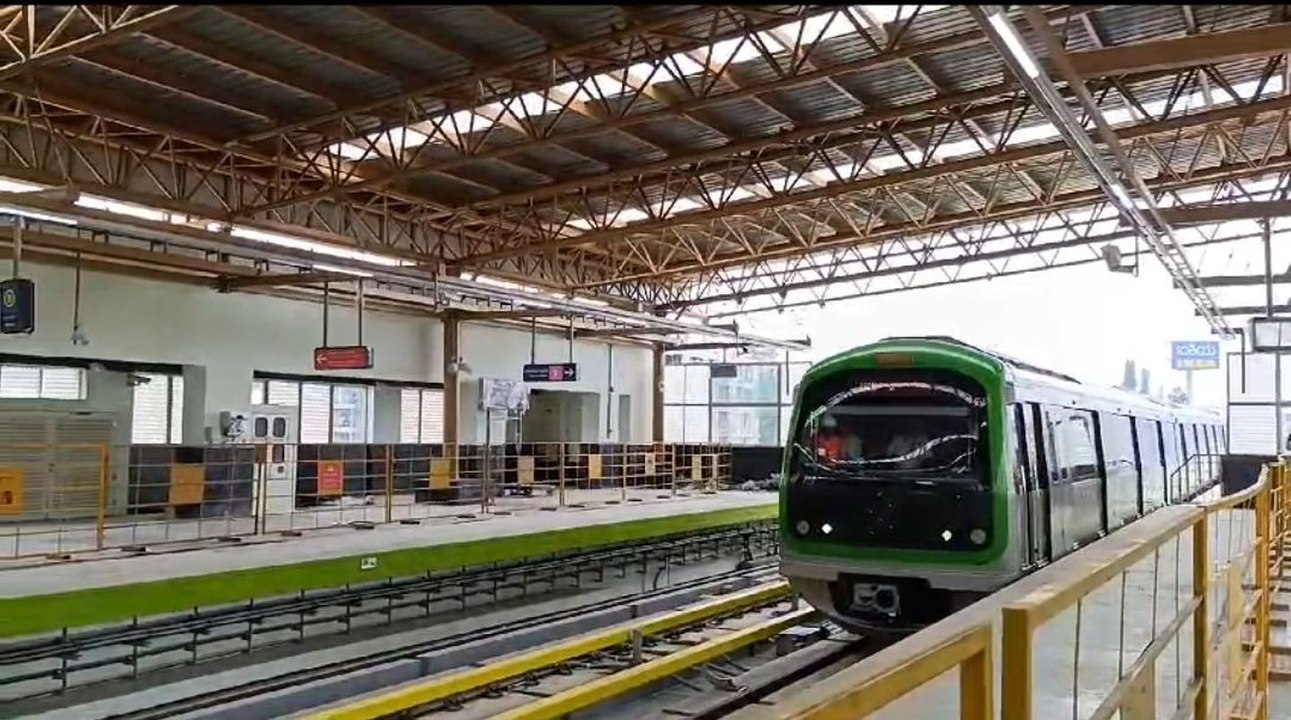 नम्मा मेट्रो के विस्तारित खंड पर परीक्षण शुरू