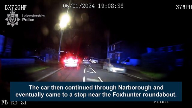 Burgling gangsters make dangerous getaway in BMW