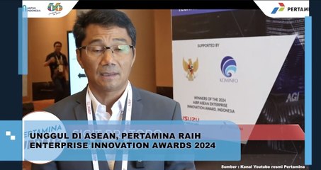 Unggul di Asean, Pertamina Raih Enterprise Innovation Awards 2024