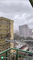 La pioggia a Palermo