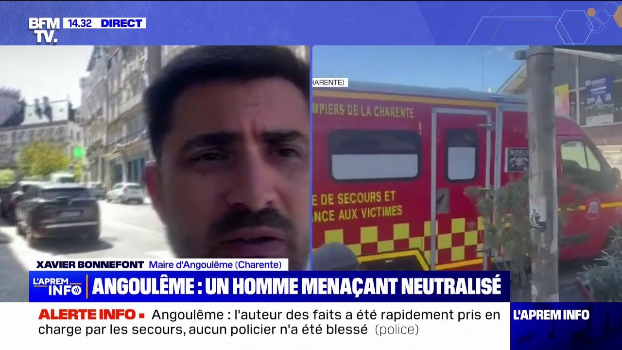 Attaque contre la mairie d'Angoulême: "Une opération est en cours au domicile" de l'assaillant, explique Xavier Bonnefont, le maire de la ville