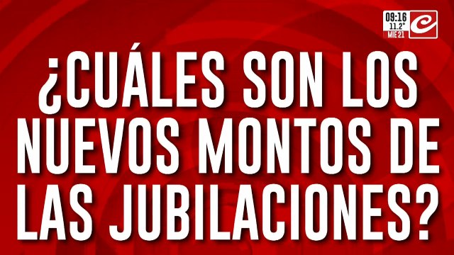 Atención jubilados: ¿cuáles son los montos que van a percibir en los próximos haberes?