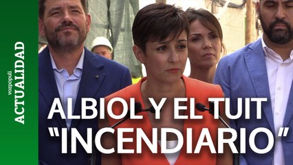 Isabel Rodríguez pide explicaciones a Feijóo por el tuit "incendiario" de García Albiol