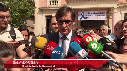 Rubí (Barcelona) guarda un minuto de silencio por el asesinato de su vecina