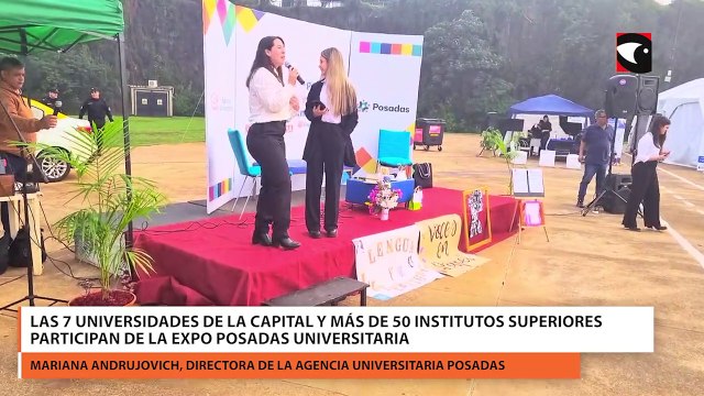 Las 7 universidades de la Capital y más de 50 institutos superiores participan de la Expo Posadas Universitaria