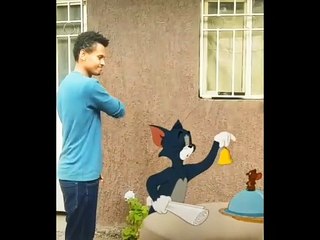 Tom and Jerry  Greenscreen HD version + Tutorial on how to make funny video on ur phone