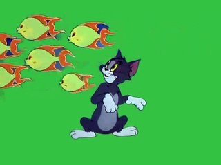 Tom and Jerry HD Greenscreen, tom swimming in ocean