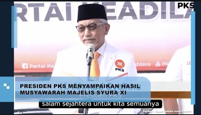 Presiden PKS Menyampaikan Musyawarah Majelis Syura XI