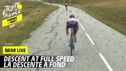Descente at full speed! - Stage 8 - Tour de France Femmes avec Zwift 2024