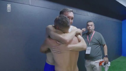 Cazorla y Lucas Pérez después del Oviedo - Deportivo