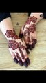 New laal mehndi  design  2024