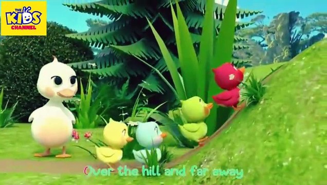 Five little ducks rhyming poem for kids | The Kids Channel Nursery rhymes and kids song