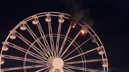 El incendio en una noria en Alemania durante un festival de música deja 23 heridos