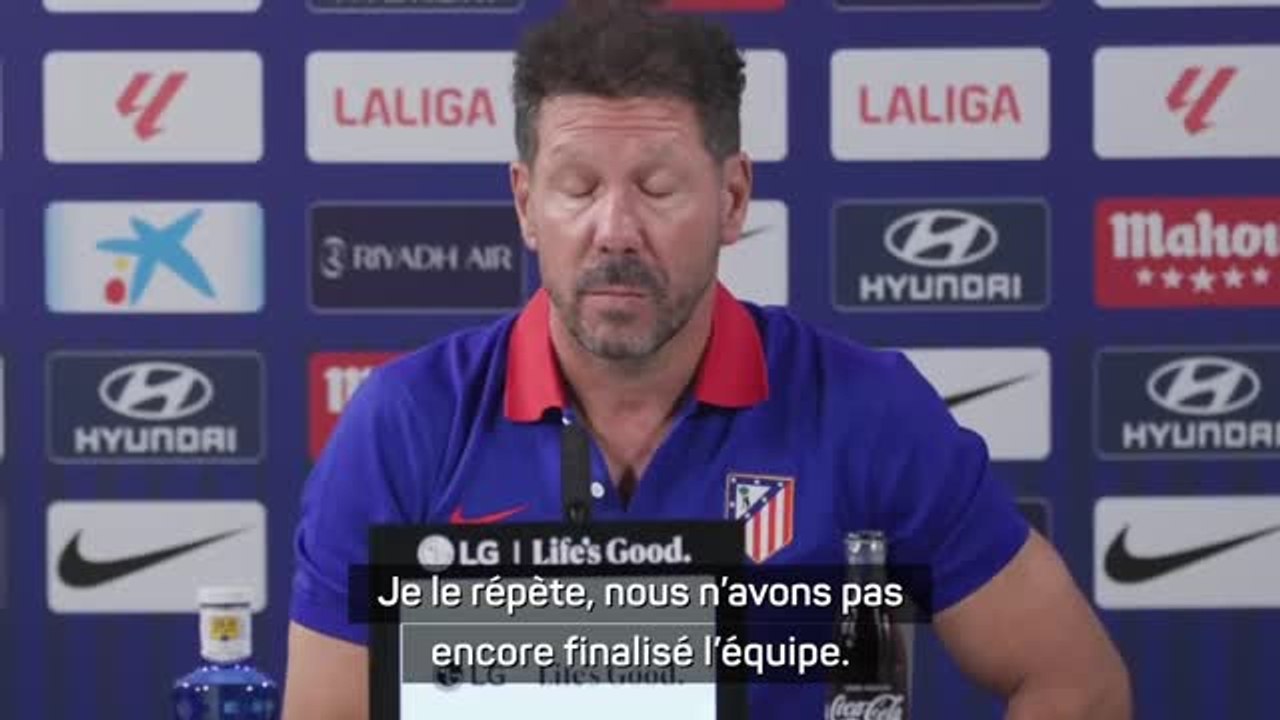Atlético - Simeone attend des recrues et compte sur un João Félix “engagé”