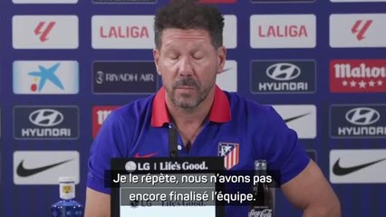 Atlético - Simeone attend des recrues et compte sur un João Félix “engagé”