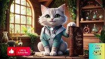 Doctor Cat, the Healer of Paws | Cat Poem | Nursery Rehmes  @KIDDYVISTA