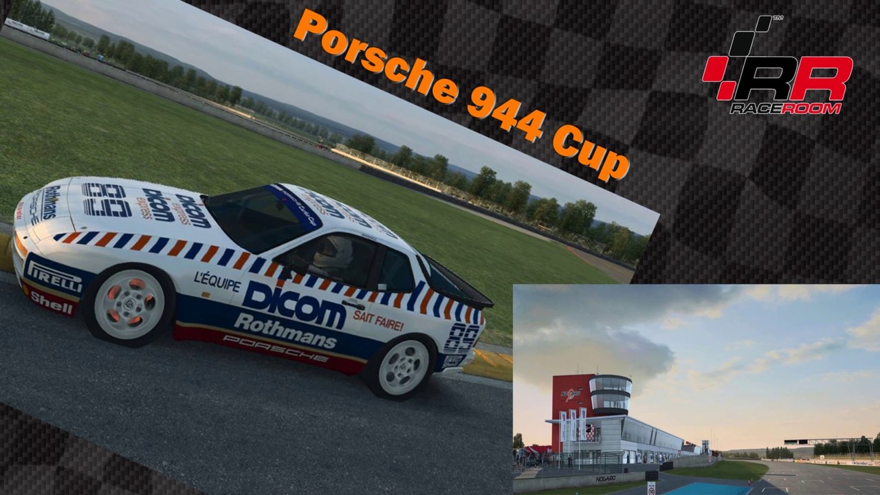 Tour de piste à Nogaro en Porsche Cup 944 sur Raceroom racing