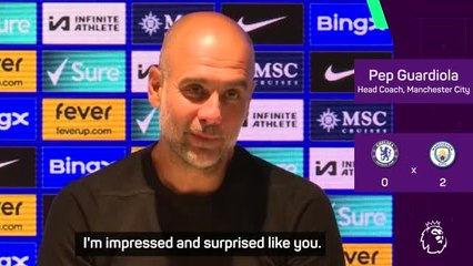 Tải video: Guardiola 'impressed and surprised' by Manchester City's opening day win