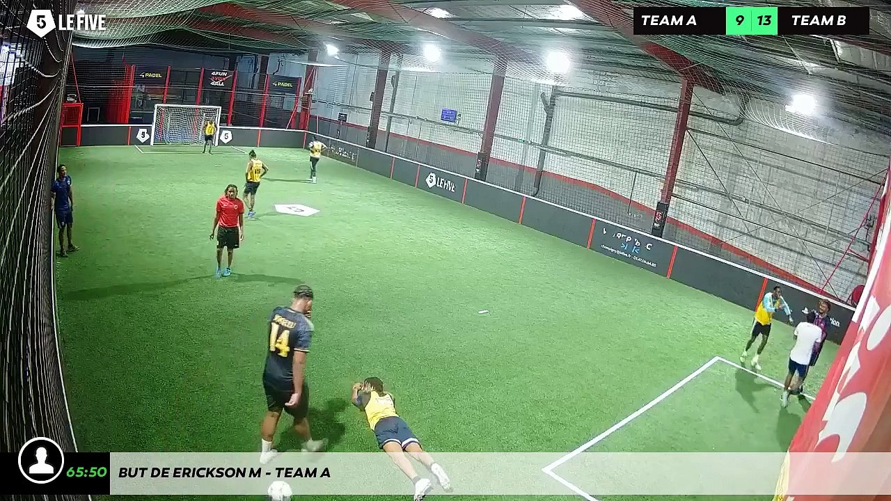 But de Erickson M - Team A