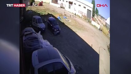 İşe giderken başıboş köpeklerin saldırısına uğradı