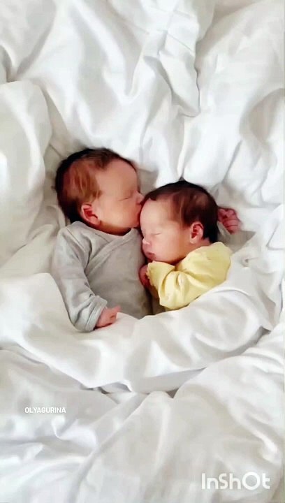How They Love Each Other in Dreamland | The Sweet Bond of Sleeping Babies #shorts  #trending #viralvideos