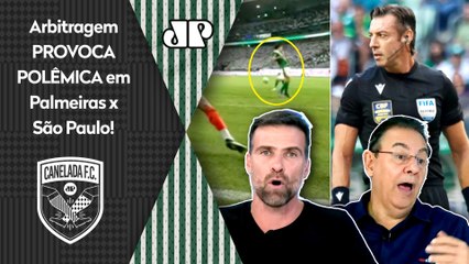 "EU DISCORDO! É UMA PALHAÇADA como a arbitragem..." OLHAS as POLÊMICAS em Palmeiras 2 x 1 São Paulo!