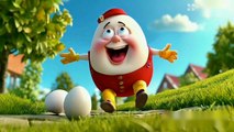 Humpty Dumpty Set on a wall 3d animation cartoon english nursery rhymes for children