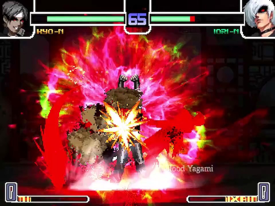 Evil Kyo Vs Possessed Yagami - Mugen