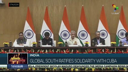 India: Global South ratifies solidarity with Cuba