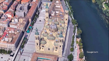 Cathedral Basilica of Our Lady of the Pillar in Zaragoza, Aragon (Spain)