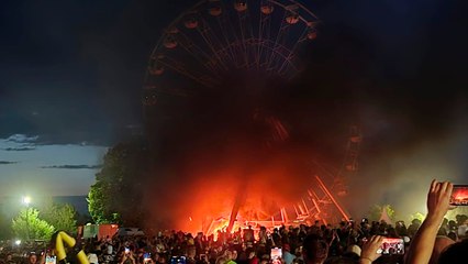 Incendio en el Festival Highfield, en Alemania deja por lo menos 23 heridos y el video le da la vuelta al mundo