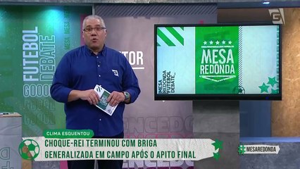 Gandula teria sido estopim para confusão entre jogadores no Choque-Rei; assista