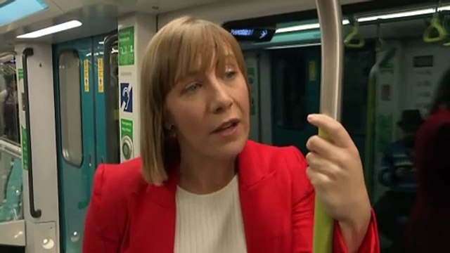 Transport enthusiasts rise on board the Sydney Metro City’s first train between Chatswood and Sydenham