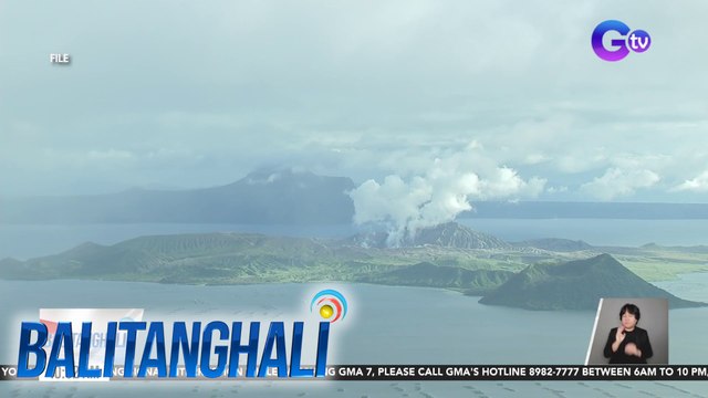 Volcanic smog o vog mula sa Bulkang Taal, muling nararanasan | Balitanghali