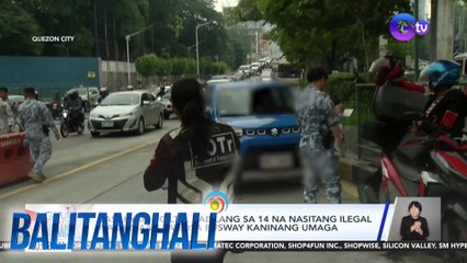 Sasakyan ng LTO, kabilang sa 14 na nasitang ilegal na dumaan sa EDSA Busway kaninang umaga | Balitanghali