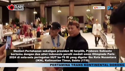 Momen Prabowo dan Para Atlet Peraih Medali Olimpiade 2024 Paris di IKN