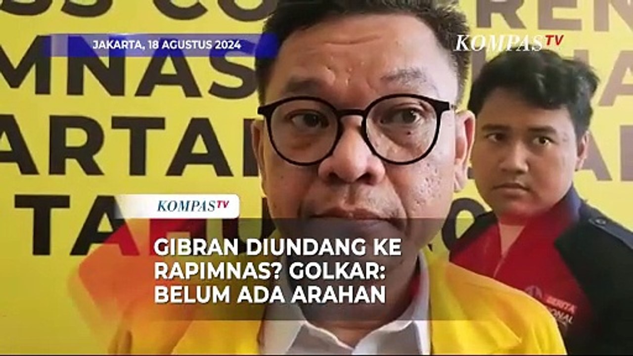 Wapres Terpilih Gibran Diundang ke Rapimnas? Golkar: Belum Ada Arahan