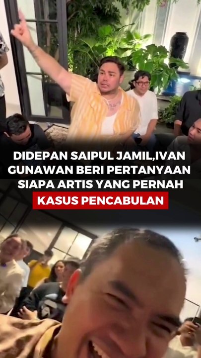 Di depan Saipul Jamil, Ivan Gunawan Beri Pertanyaan siapa Artis yang Pernah Kasus Pencobulan