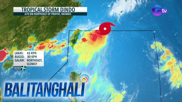 PAGASA - Tropical Storm #DindoPH, lumabas na ng PAR kaninang 10 a.m. - Weather update today (August 19, 2024) | Balitanghali