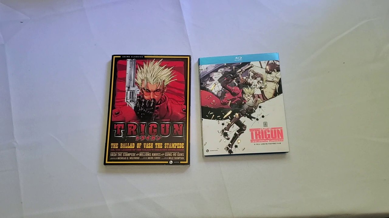 Trigun & Trigun: Badlands Rumble DVD & Blu-Ray Unboxing