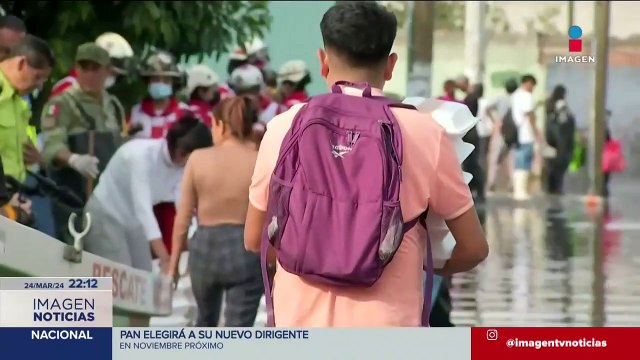Habitantes de Chalco, Estado de México, llevan 18 días bajo aguas negras