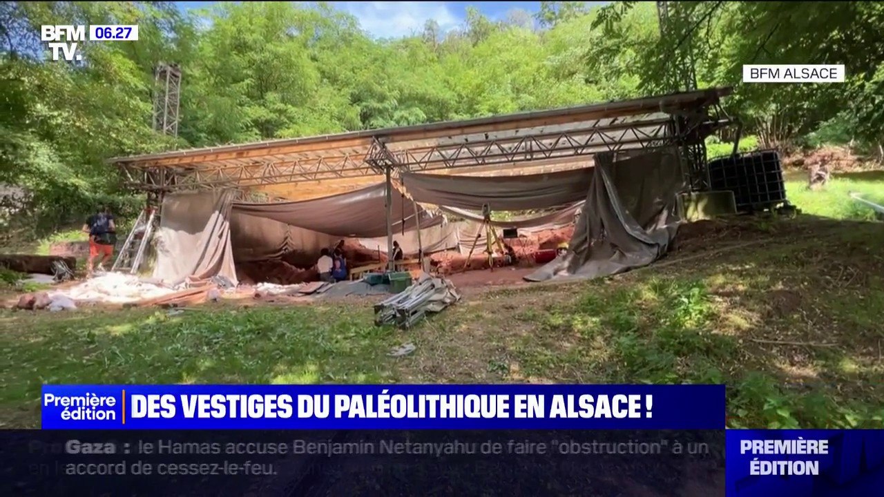 Des vestiges du paléolithique retrouvés en Alsace, à Mutzig, près de Strasbourg
