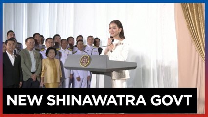 Thai PM Paetongtarn promises to 'serve everyone equally and wholeheartedly'