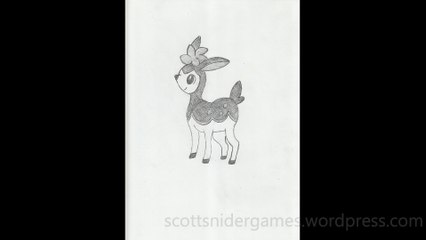 Pokemon Pencil Sketch Video #22: Deerling (08-19-2024)