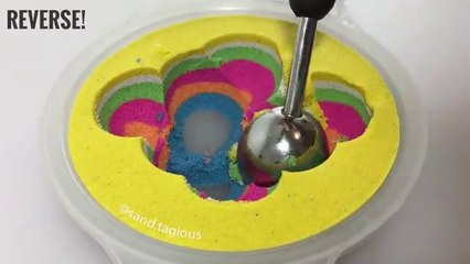 Very Satisfying and Relaxing Compilation 148 Kinetic Sand ASMR