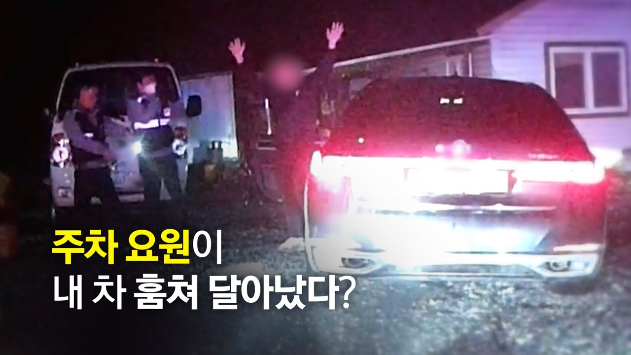 주차요원이 내 차 훔쳐 달아났다?... 차량 절도범 하루 만에 검거 [앵커리포트] /...