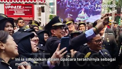 Pesan Yasonna di Upacara Terakhir: Saya Titipkan Orang-orang di Balik Jeruji Besi
