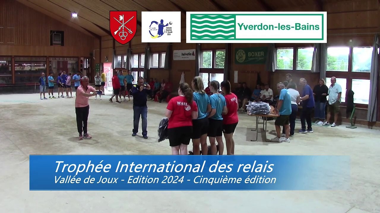 Récompenses, Trophée des relais de l'Estivale bouliste, Vallée de Joux 2024