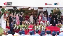 Prabowo Tampil Kenakan Baju Adat Jawa Mataram di Upacara Penurunan Bendera HUT RI Ke-79