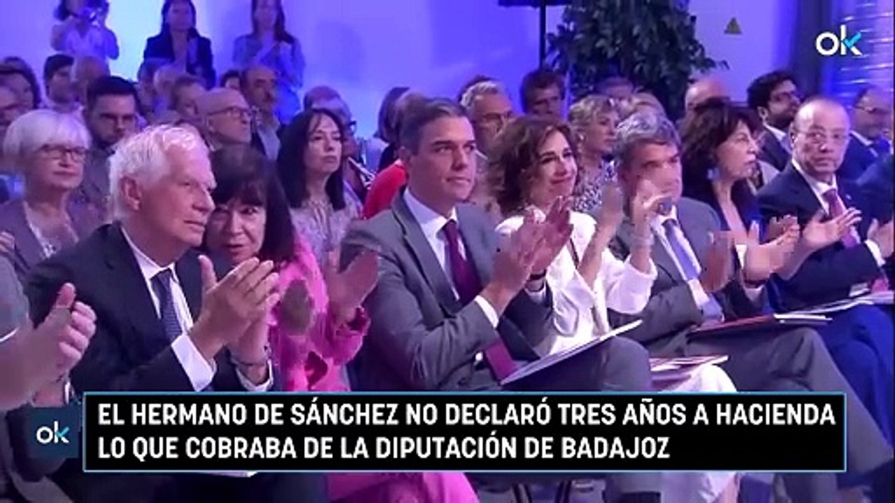 El hermano de Sánchez no declaró tres años a Hacienda lo que cobraba de la Diputación de Badajoz